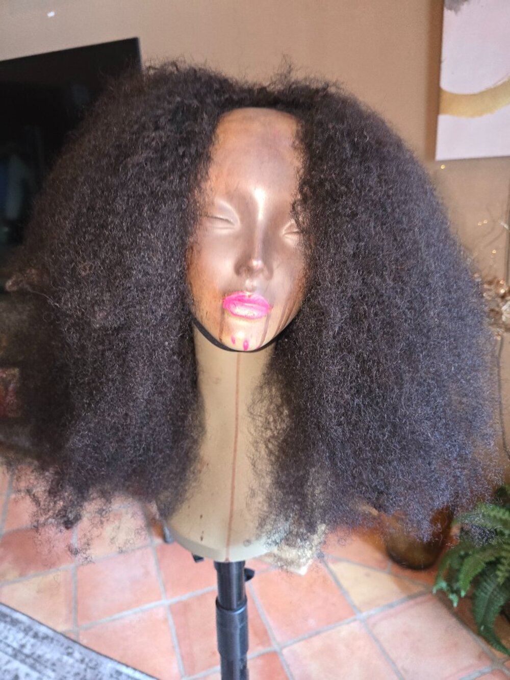 V-part Afro Kinky Curly Wig
